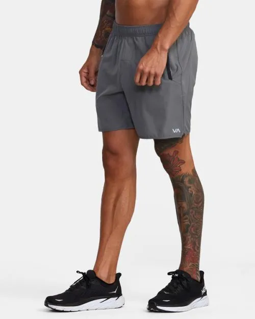 Rvca YOGGER IV ATHLETIC SHORTS 17034 Smoke Men Athletic Shorts