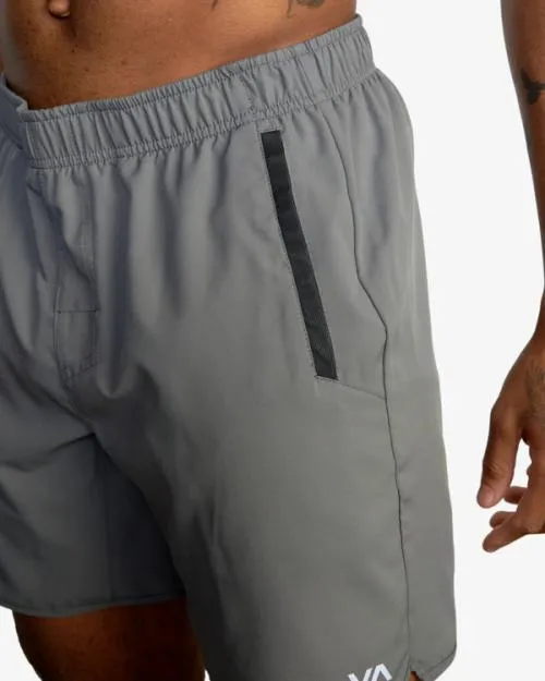 Rvca YOGGER IV ATHLETIC SHORTS 17034 Smoke Men Athletic Shorts
