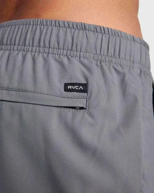 Rvca YOGGER IV ATHLETIC SHORTS 17034 Smoke Men Athletic Shorts