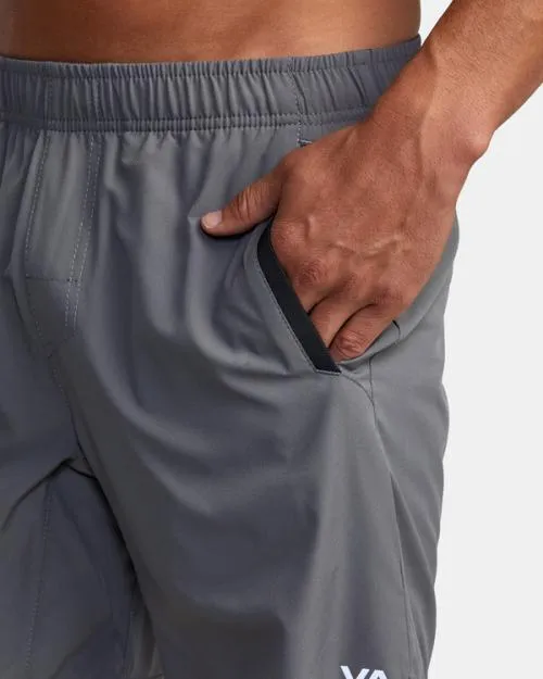 Rvca YOGGER IV ATHLETIC SHORTS 17034 Smoke Men Athletic Shorts