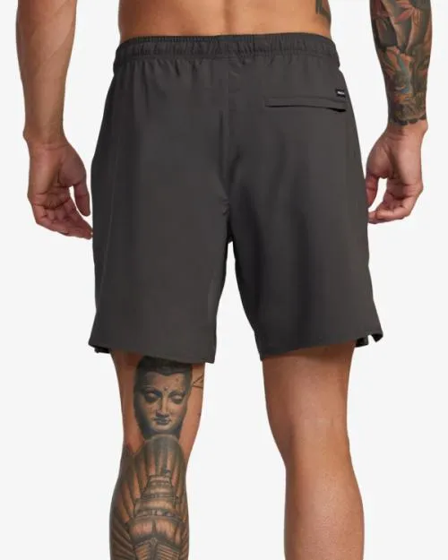 Rvca YOGGER STRETCH ATHLETIC SHORTS 17034 Slate Men Athletic Shorts
