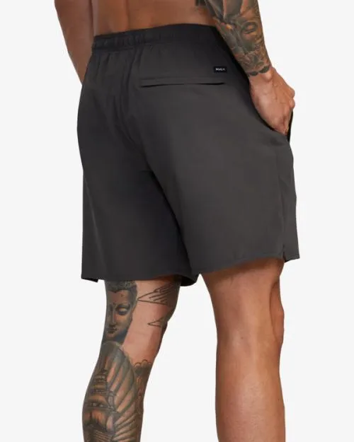 Rvca YOGGER STRETCH ATHLETIC SHORTS 17034 Slate Men Athletic Shorts