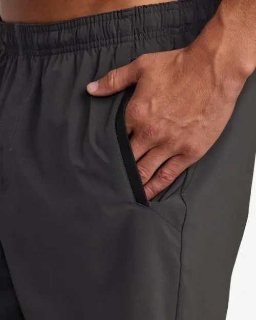 Rvca YOGGER STRETCH ATHLETIC SHORTS 17034 Slate Men Athletic Shorts