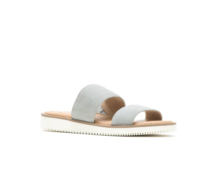 Sandals Briard 2 Band Slide Light Grey Suede 8211 Hush Puppies Women Sandals Briard 2 Band Slide Light Grey Suede 8211 Hush Puppies Women