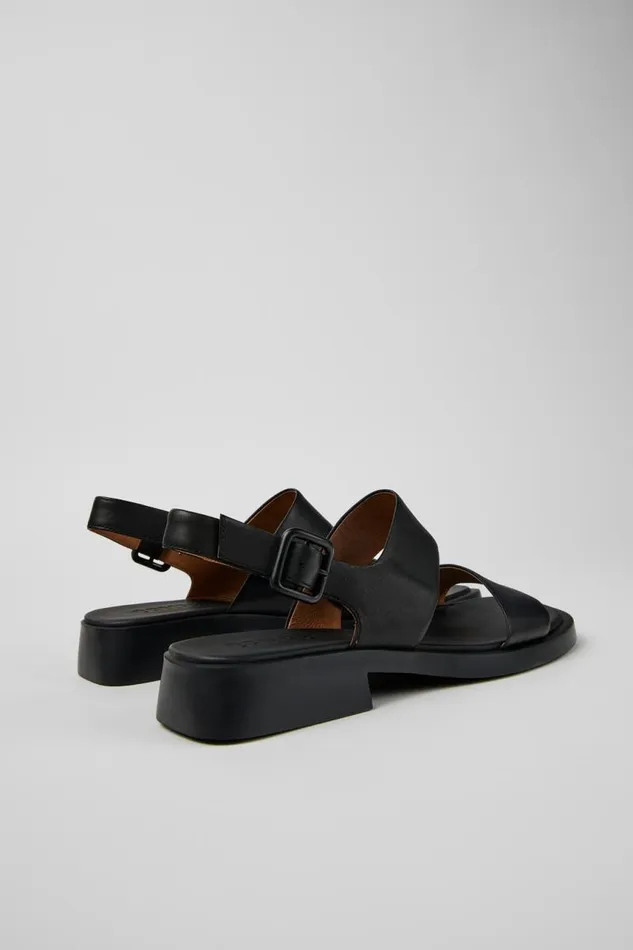 Sandals Women Camper Dana Black Leather Sandals Sandals Women Camper Dana Black Leather Sandals