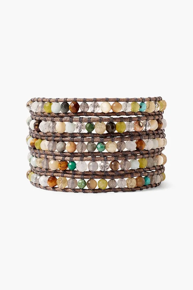 Santos Wrap Bracelet Blue Mix Women Chan Luu Bracelets