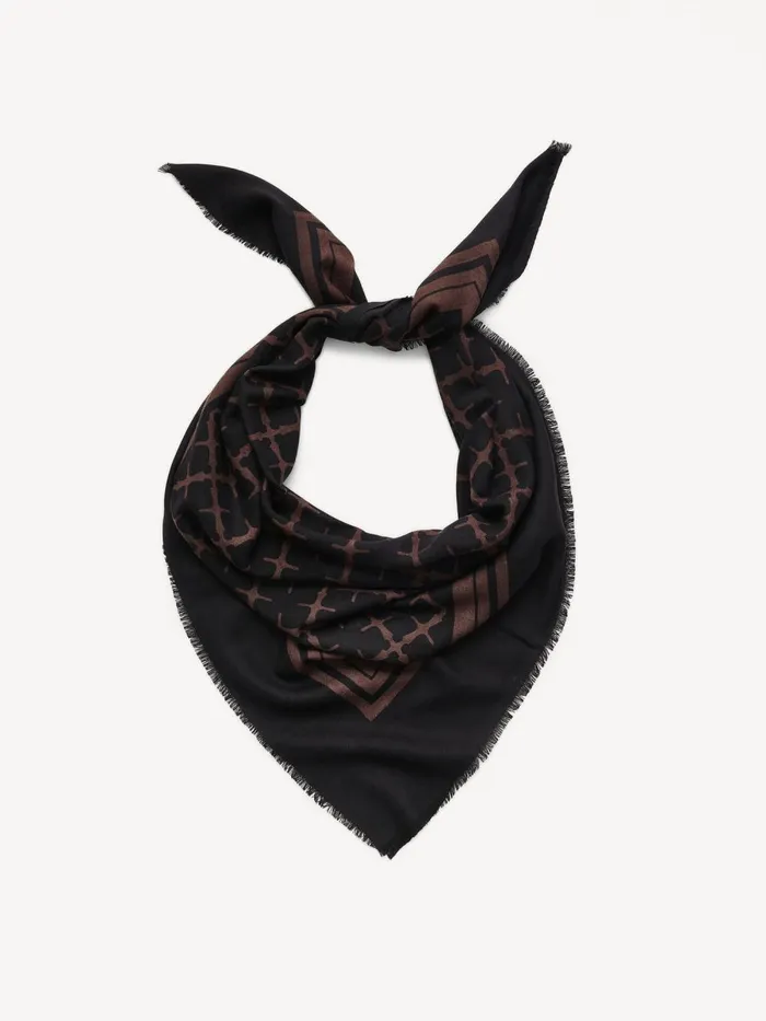 Scarves Women By Malene Birger Cornelis Wool Scarf Dark Chokolate Scarves Women By Malene Birger Cornelis Wool Scarf Dark Chokolate