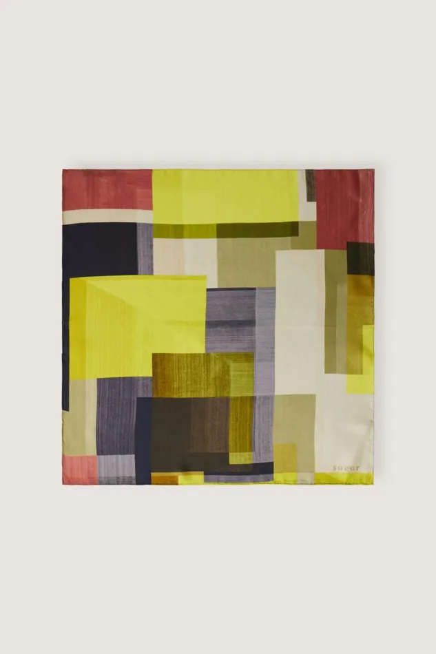 Scarves Women Soeur DALTON SCARF Yellowkhaki