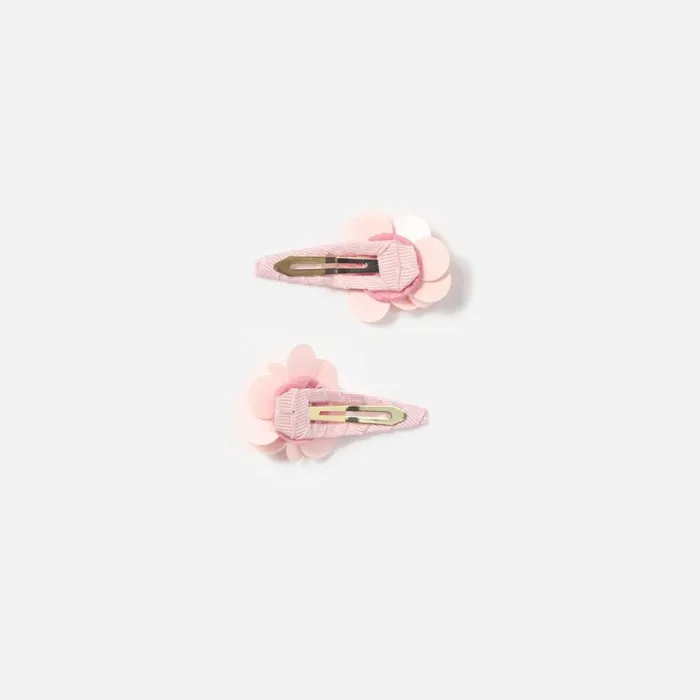 Sequin Flower Hair Clips Kids Self Portrait Accessories