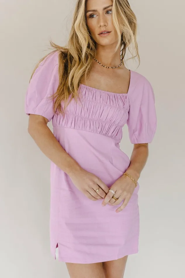 Shawn Mini Dress 8211 FINAL SALE Lavender Women Bohme Dresses