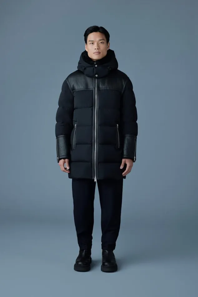 Shearling Jackets Men Mackage NICHOLAS Mixedmedia Shearling Down Parka Black Shearling Jackets Men Mackage NICHOLAS Mixedmedia Shearling Down Parka Black