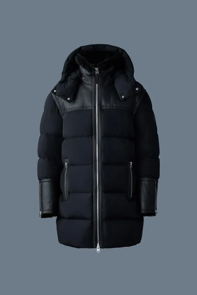 Shearling Jackets Men Mackage NICHOLAS Mixedmedia Shearling Down Parka Black Shearling Jackets Men Mackage NICHOLAS Mixedmedia Shearling Down Parka Black