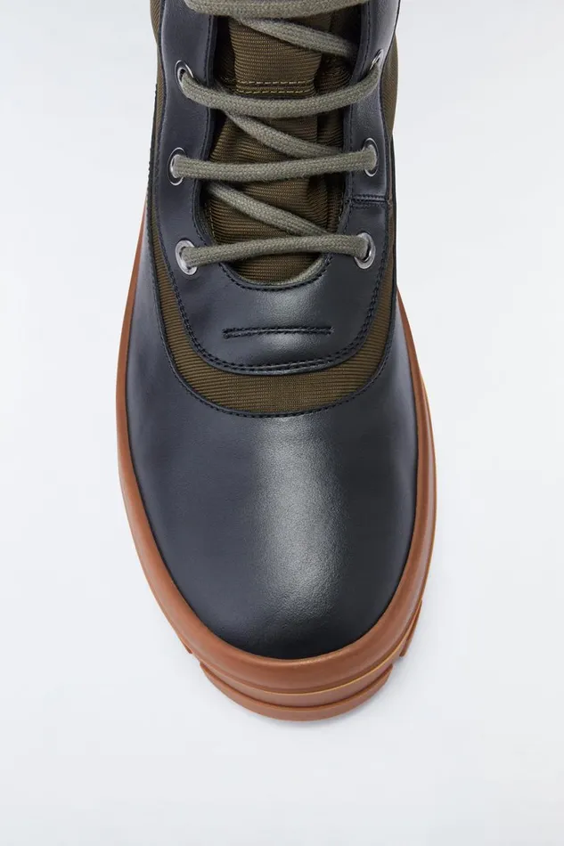 Shearling Lined Boots Men Mackage HERO Shearlinglined Winter Boot For Men Army