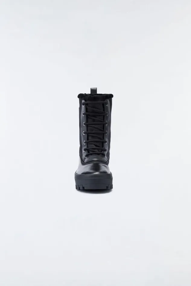 Shearling Lined Boots Men Mackage HERO Shearlinglined Winter Boot For Men Army