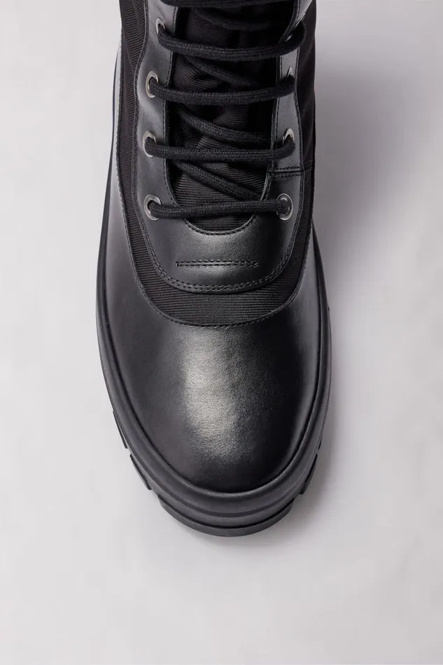 Shearling Lined Boots Men Mackage HERO Shearlinglined Winter Boot For Men Army