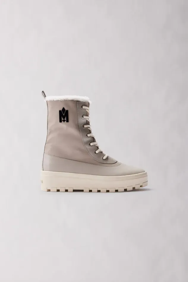 Shearling Lined Boots Men Mackage HERO Shearlinglined Winter Boot For Men Army