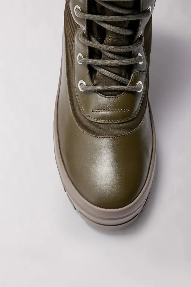 Shearling Lined Boots Men Mackage HERO Shearlinglined Winter Boot For Men Army
