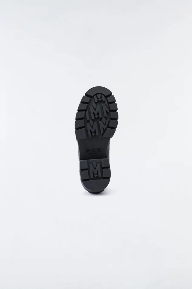 Shearling Lined Boots Women Mackage SUMMIT Shearlinglined Lamb Leather Ankle Boot For Women Black