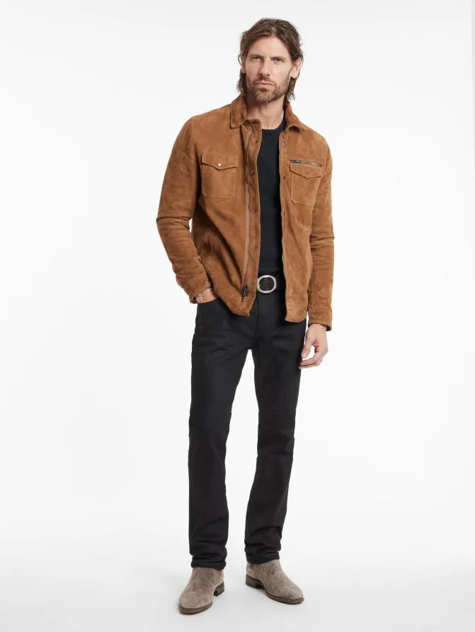 SHILO SHIRT JACKET Antique Clothing John Varvatos Leather Jackets
