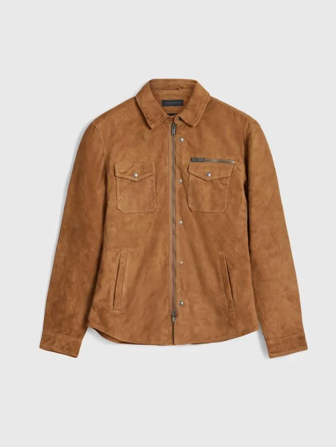 SHILO SHIRT JACKET Antique Clothing John Varvatos Leather Jackets