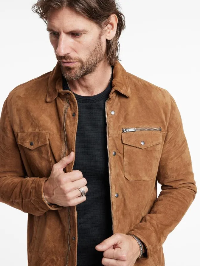 SHILO SHIRT JACKET Antique Clothing John Varvatos Leather Jackets