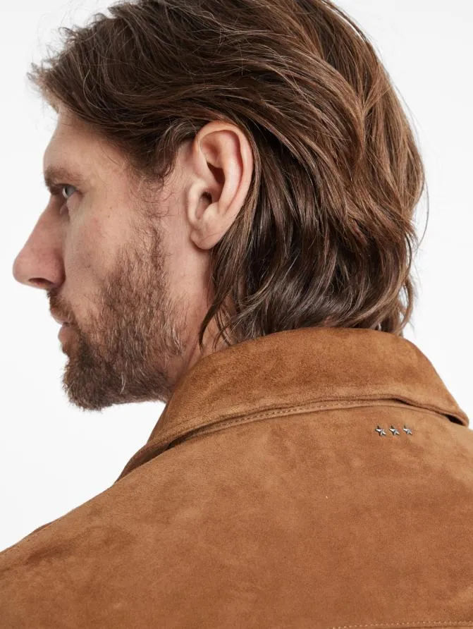 SHILO SHIRT JACKET Antique Clothing John Varvatos Leather Jackets