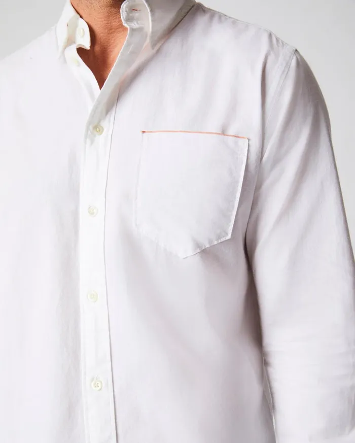 Shirting Men Billy Reid Msl 1pocket Shirt White