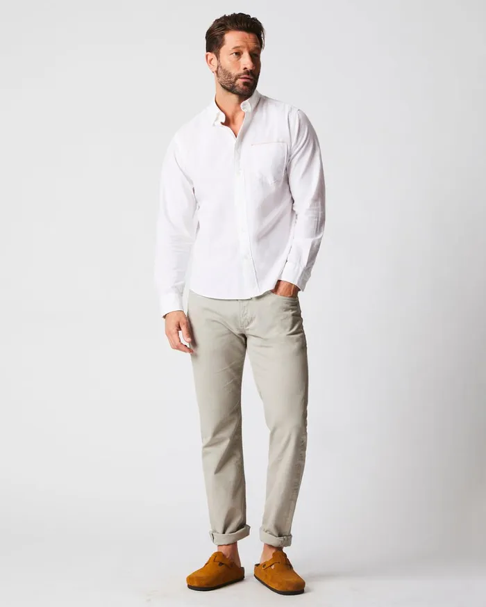 Shirting Men Billy Reid Msl 1pocket Shirt White