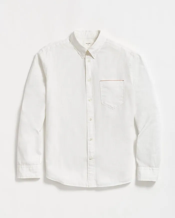 Shirting Men Billy Reid Msl 1pocket Shirt White