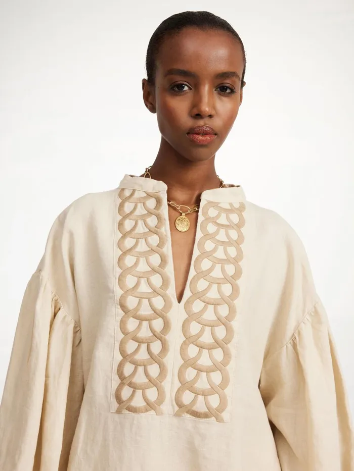 Shirts and Blouses Women By Malene Birger Cadmus Linen Blouse Oyster Gray Shirts and Blouses Women By Malene Birger Cadmus Linen Blouse Oyster Gray