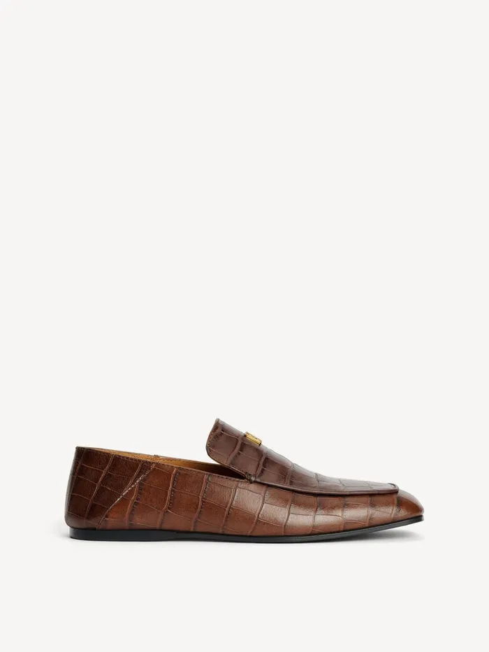 Shoes Women By Malene Birger Tresina Leather Loafers Bison