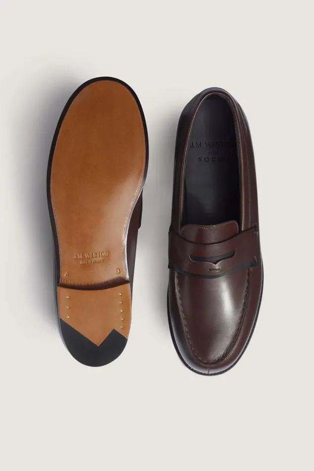 Shoes Women Soeur 180 LOAFERS JM WESTON and Larch Black