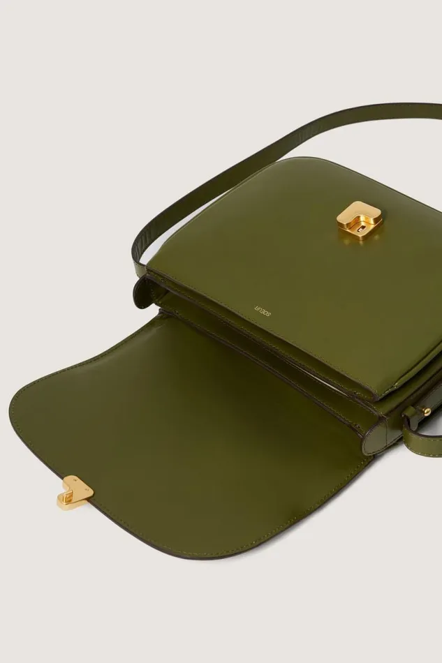 Shoulder Bags Women Soeur BELLISSIMA MAXI BAG Olive Green