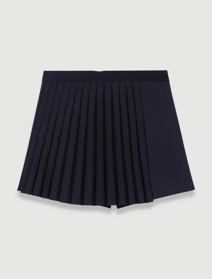 Skirts and Shorts Women Maje StraightFit Pleated Shorts Black