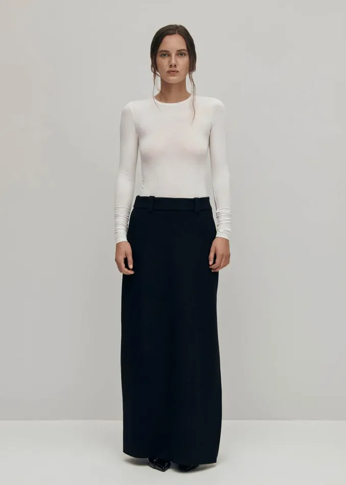 Skirts Women ALOHAS Falgar Black Skirt