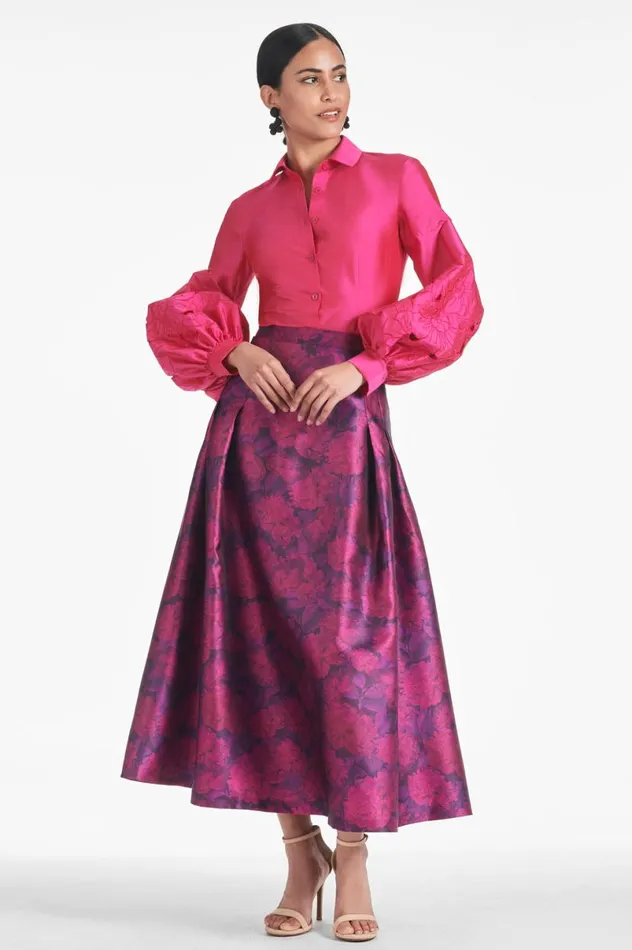 Skirts Women Sachin and Babi Lydia Skirt 8211 Magenta Bloom