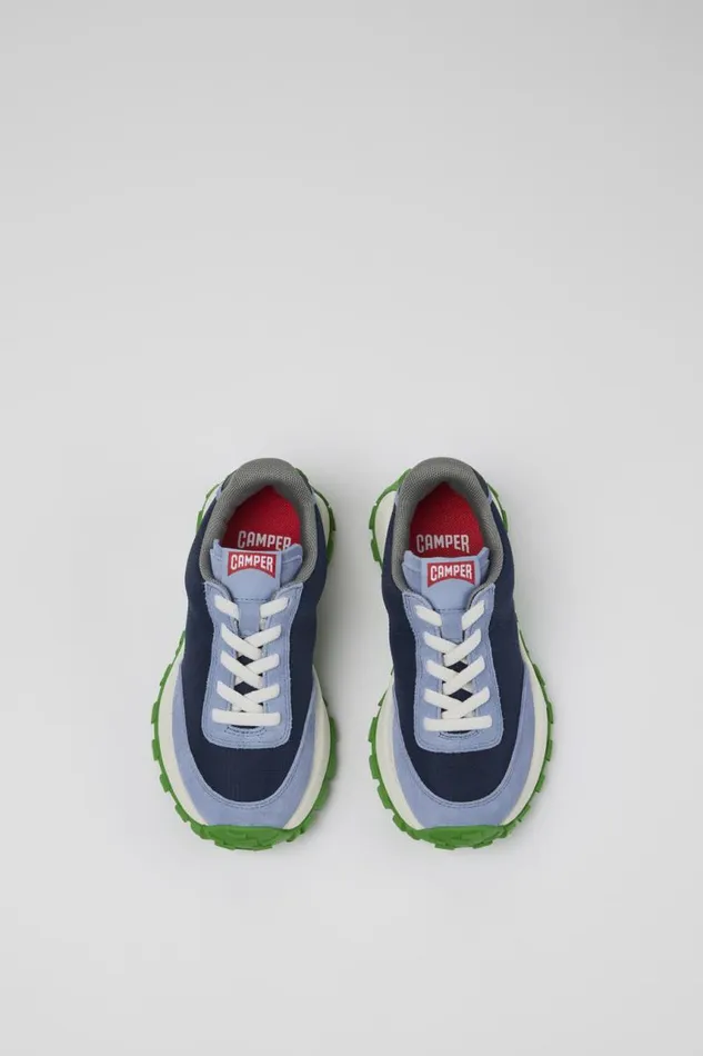 Sneakers Kids Camper Drift Trail Blue TextileNubuck Sneaker Sneakers Kids Camper Drift Trail Blue TextileNubuck Sneaker