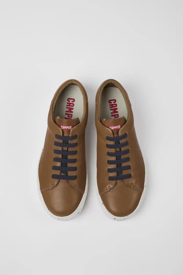 Sneakers Men Camper Peu Touring Brown Leather Sneakers Sneakers Men Camper Peu Touring Brown Leather Sneakers