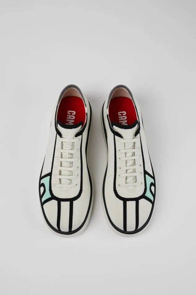 Sneakers Men Camper Runner K21 White Textile Sneaker Sneakers Men Camper Runner K21 White Textile Sneaker