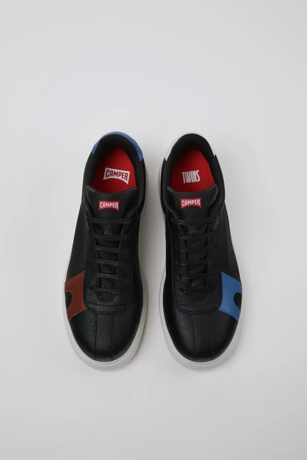 Sneakers Men Camper Twins Multicolor Leather Sneakers