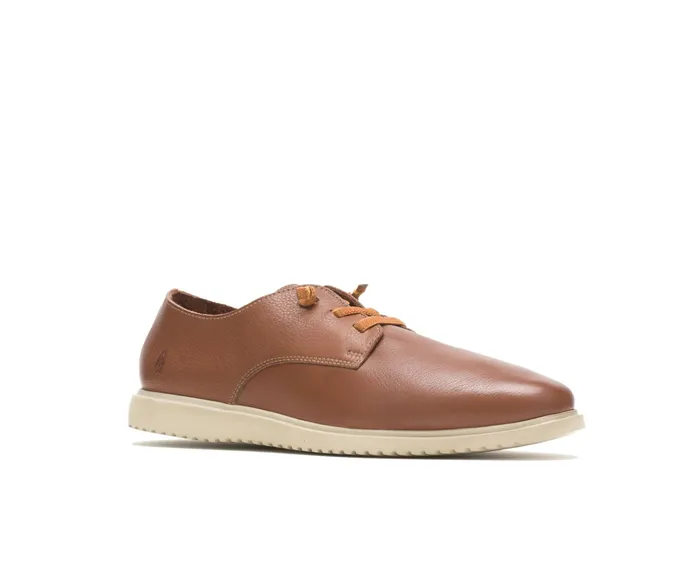 Sneakers Men Hush Puppies Everyday Lace Up Cognac Leather