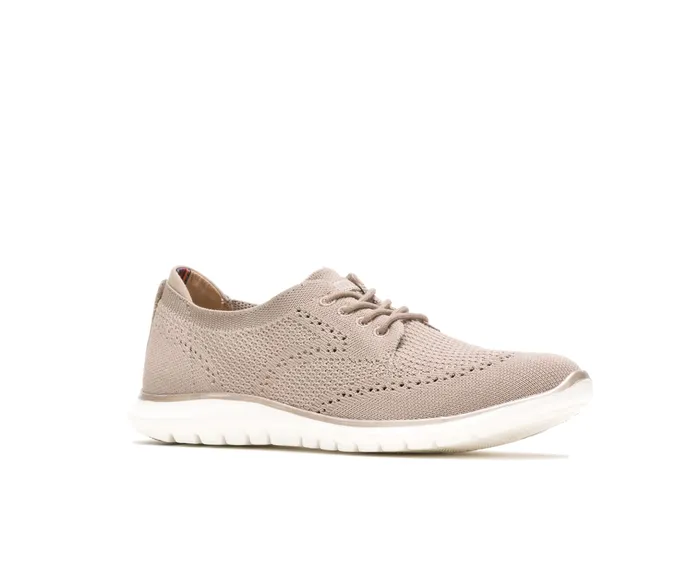 Sneakers Tricia Wingtip Knit Taupe Knit Hush Puppies Women Sneakers Tricia Wingtip Knit Taupe Knit Hush Puppies Women