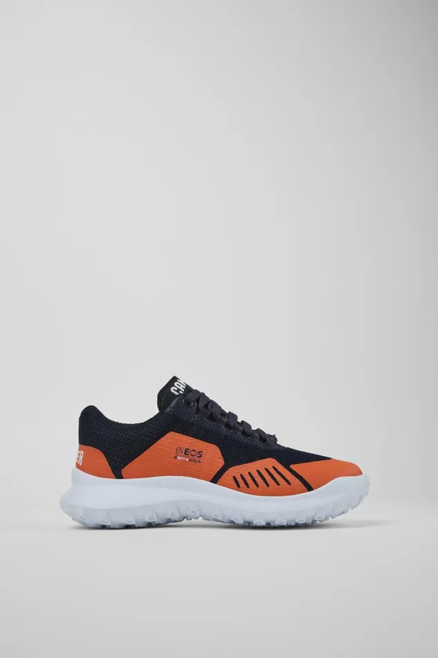 Sneakers Women Camper Camper X INEOS Britannia Blue And Orange Textile Sneakers