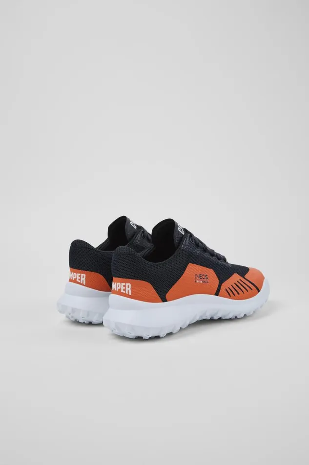 Sneakers Women Camper Camper X INEOS Britannia Blue And Orange Textile Sneakers
