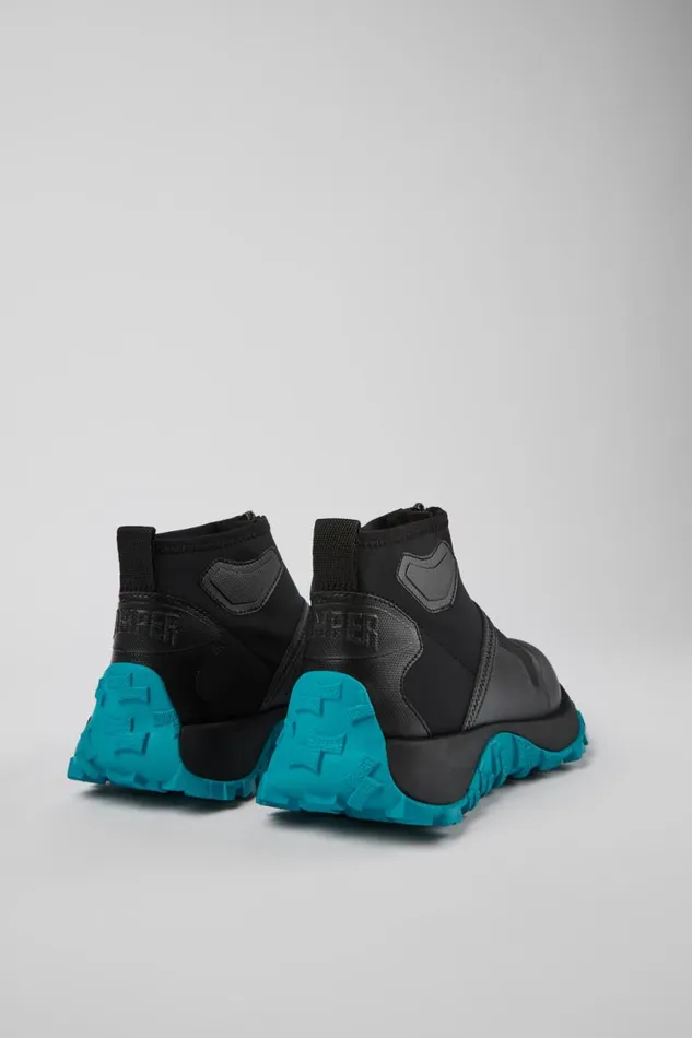 Sneakers Women Camper Drift Trail VIBRAM Black Recycled PET Ankle Boots