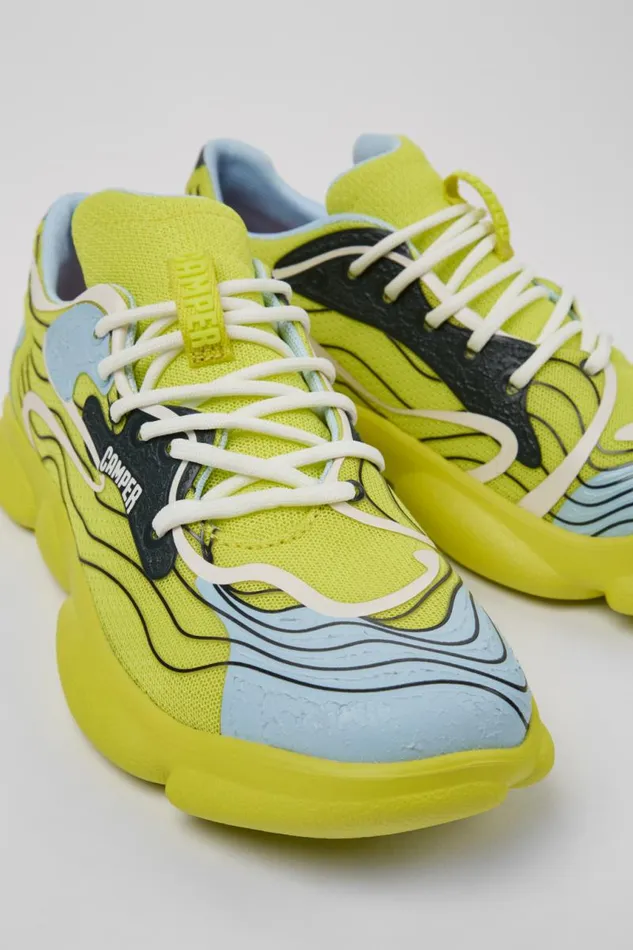 Sneakers Women Camper Karst Multicolored Textile Sneaker