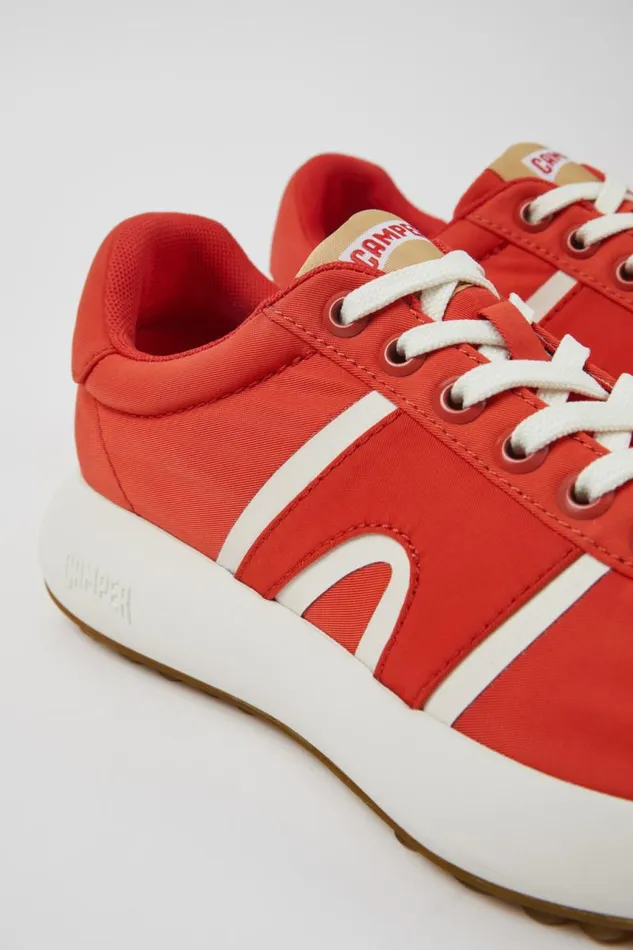 Sneakers Women Camper Pelotas Athens Red Textile Sneaker