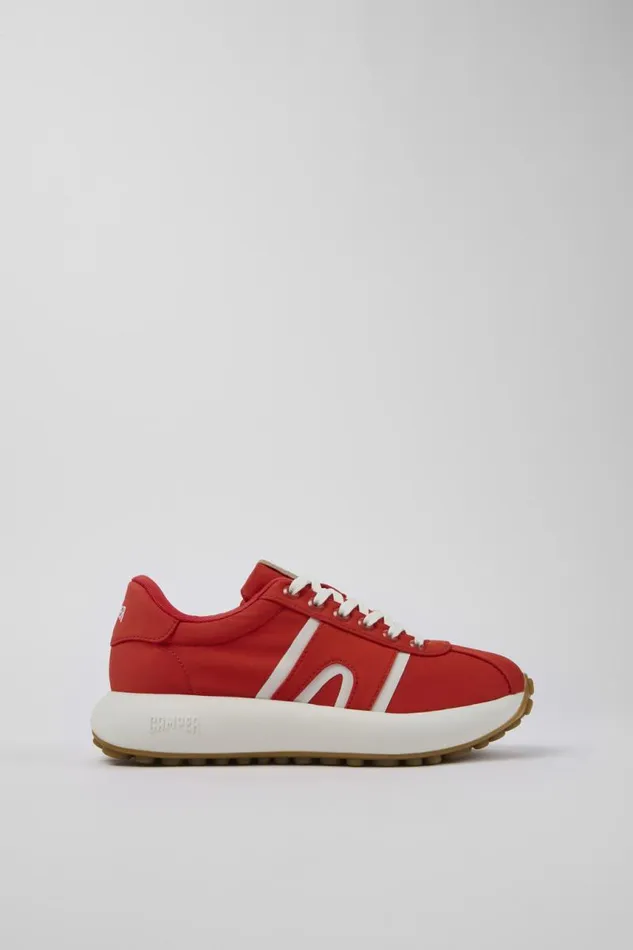 Sneakers Women Camper Pelotas Athens Red Textile Sneaker Sneakers Women Camper Pelotas Athens Red Textile Sneaker