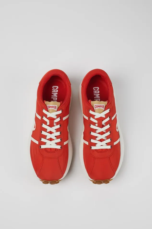 Sneakers Women Camper Pelotas Athens Red Textile Sneaker Sneakers Women Camper Pelotas Athens Red Textile Sneaker