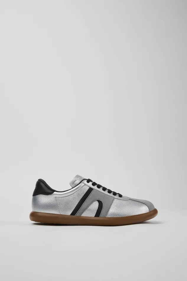 Sneakers Women Camper Pelotas Soller Silverblack Leather Sneakers Sneakers Women Camper Pelotas Soller Silverblack Leather Sneakers